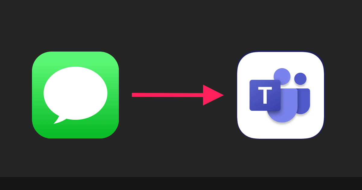 How to forward text messages to Microsoft Teams?