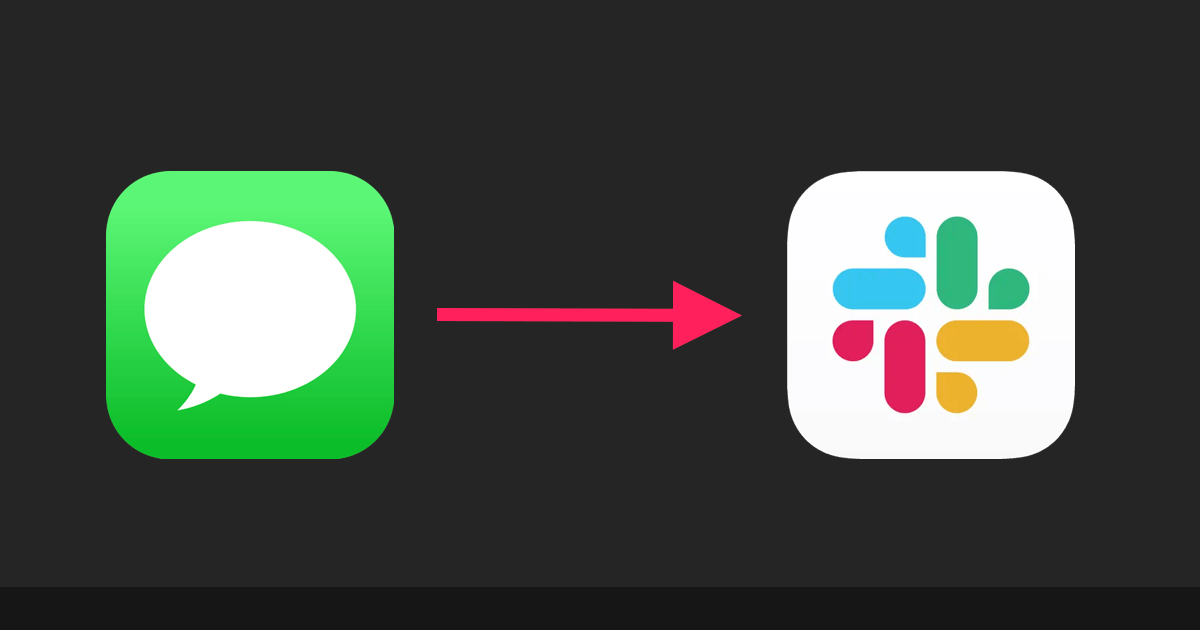 How to forward text messages to Slack?